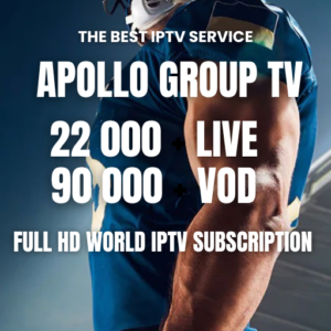 12 Months Subscription Apollo Group TV